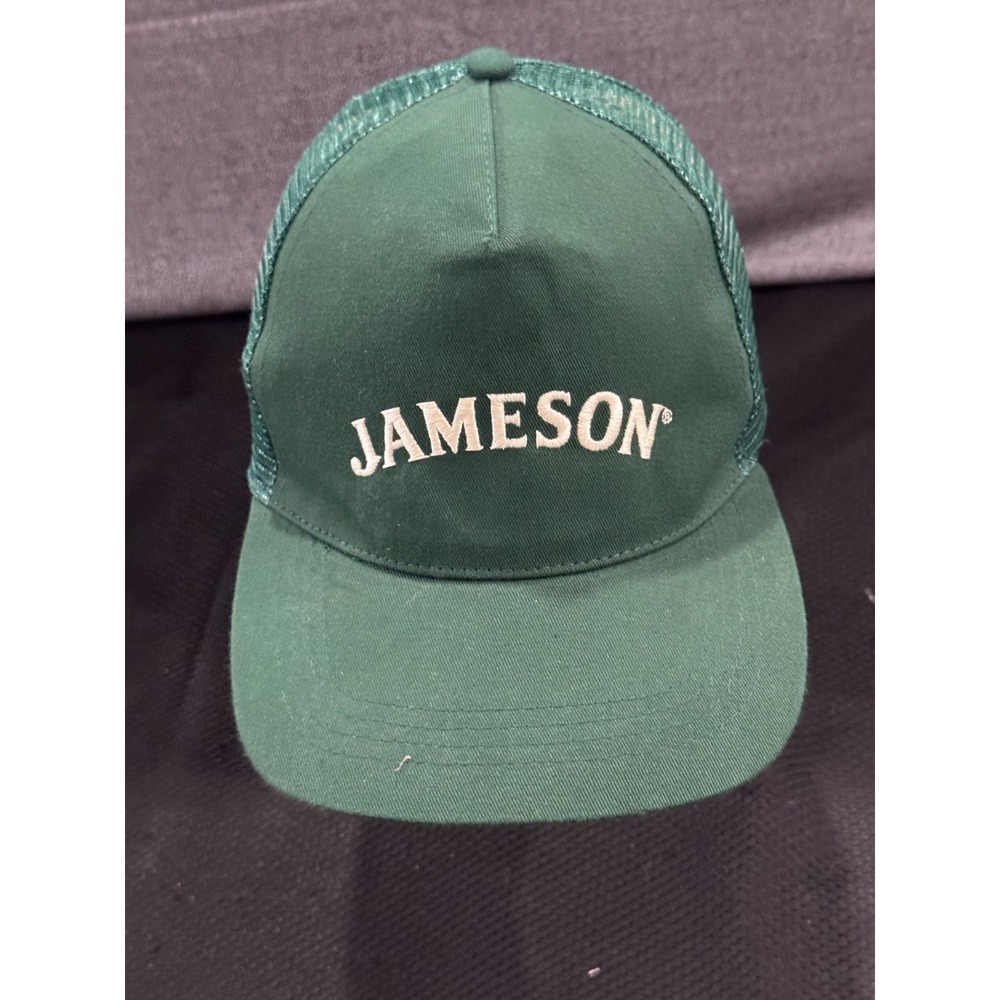 Jameson Irish Whiskey Trucker Baseball Cap Unisex One Size Green Mesh Back Hat